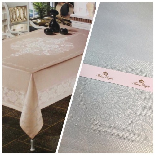 Скатерть Maison Royale DORE 160*220 зеленый YESIL