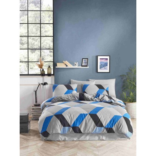 КПБ EFOR RANFORCE (PETEK MAVI) 1,5