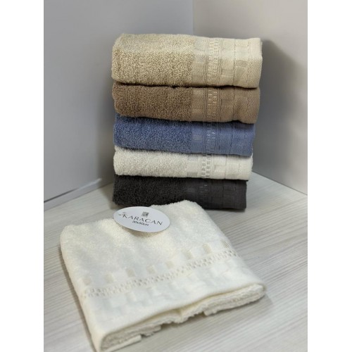 Полотенце KARACAN JUNO 6 шт хлопок (30*50)