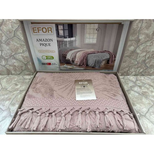 Покрывало EFOR AMAZON махровое (200*220) лиловый LILA