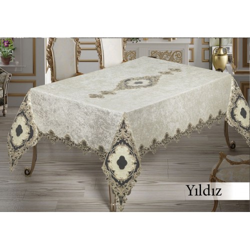 Скатерть EFOR YILDIZ 160*220 серый