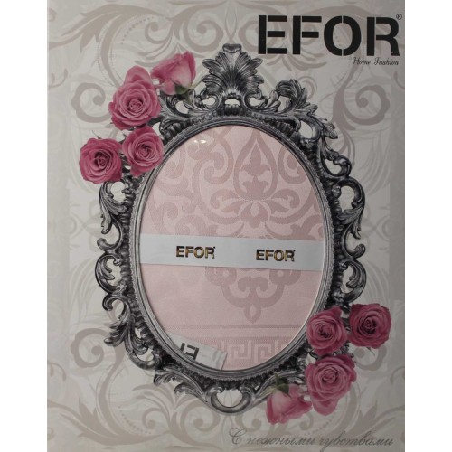 Скатерть EFOR STAR 160*300 прямоугольная пудровый