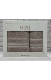 Набро полотенец EFOR из 2-х предметов (50*90.70*140) модель FITILLI (капучино) CAPUCINO