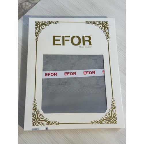 Скатерть EFOR DORE 160*220 прямоугольная серый GRI