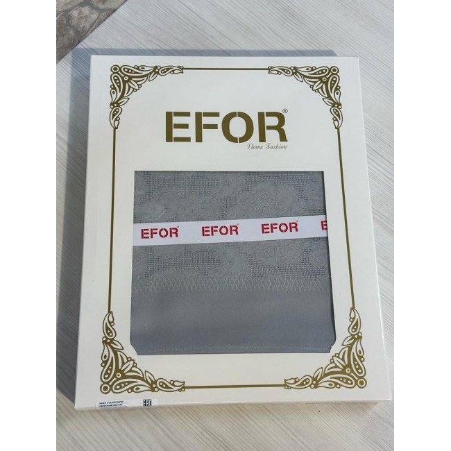 Скатерть EFOR DORE 160*220 прямоугольная серый GRI