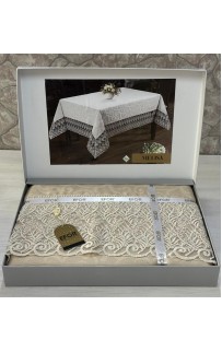 Скатерть EFOR MELISA 160*220 прямоугольная капучино CAPI