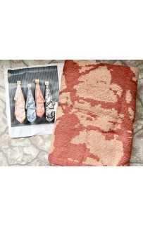 Пляжное полотенце пештемаль 100% хлопок Batik кирпичный (100*150)