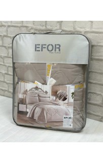 КПБ EFOR SATIN BEJ с одеялом бежевый евро