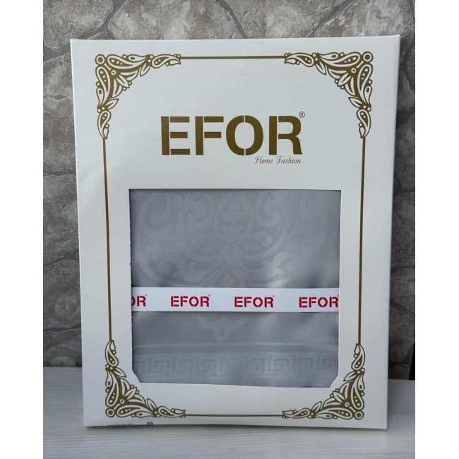 Скатерть EFOR ECRIN 160*220 прямоугольная серый (GRI)