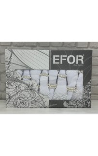 Скатерть EFOR KDK SET 160*300 +12 салфеток- белый BEYAZ