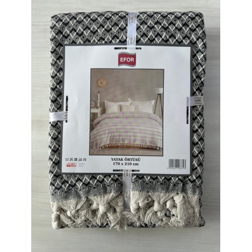Покрывало EFOR SOTY (170*210) черный