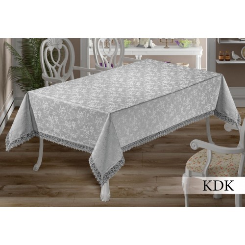 Скатерть EFOR KDK 160*350 серый (GRI)