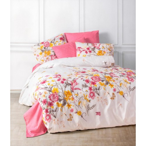 КПБ EFOR RANFORCE (AUTUMN PEMBE) евро