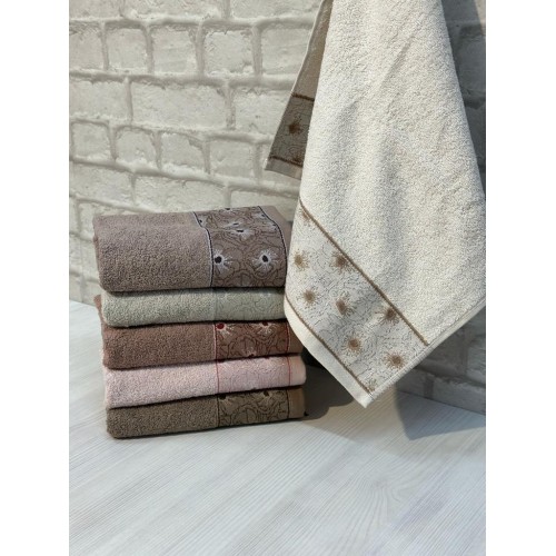 Полотенце EFOR DAMAR 6 шт хлопок (50*90)