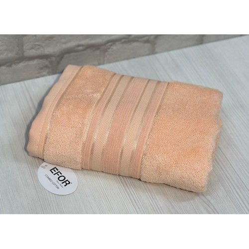 Набор полотенец EFOR NEW KOLLECTION из 1-ого предмета (50*90) SOMON персиковый