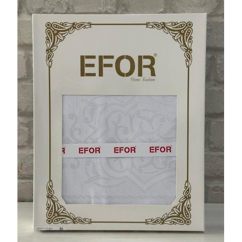 Скатерть EFOR HAFSA 160*220 прямоугольная белый BEYAZ