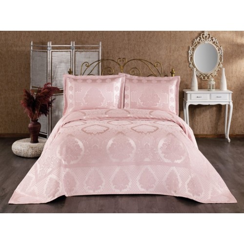 Покрывало EFOR с наволочками Alesta (240*260) пудра