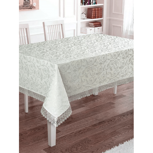 Скатерть EFOR 160x300 KDK кремовый KREM