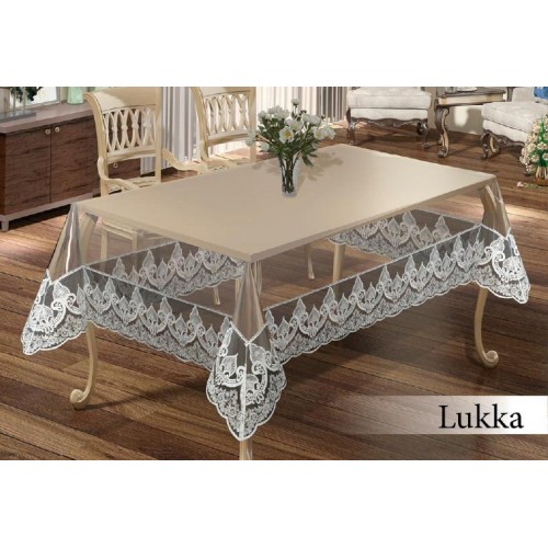 Скатерть EFOR LUKKA 160x220 прямоугольная (пудровый) PUDRA