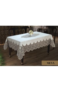 Скатерть EFOR MEVA 160*220 прямоугольная капучино S.KAHVE