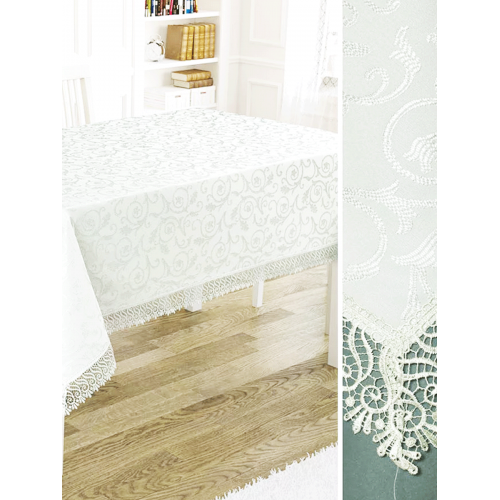 Скатерть EFOR 160x300 KDK белый BEYAZ