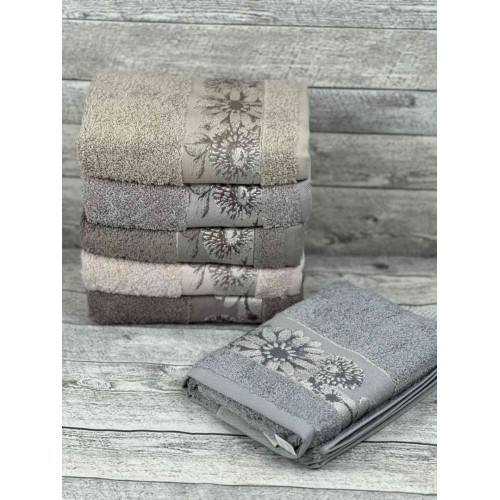 Полотенце Pupilla DAISY (6 шт.) хлопок (50*90)