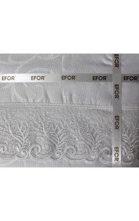 Скатерть EFOR MELISA 160*220 прямоугольная белый BEYAZ