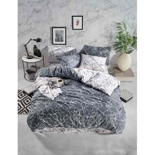 КПБ EFOR RANFORCE (MARBLE GRI) евро ПВХ