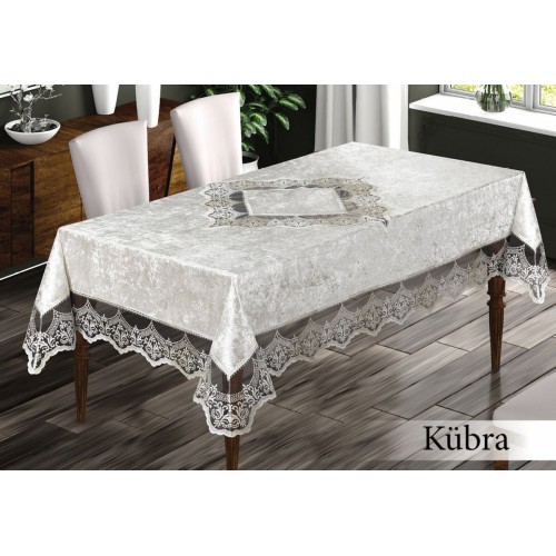 Скатерть EFOR KUBRA 160*220 прямоугольная капучино (S.KAHVE)