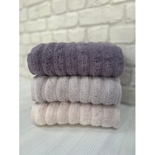 Полотенце LUZZ TRACY (70*140) 3 шт сиреневый LILA