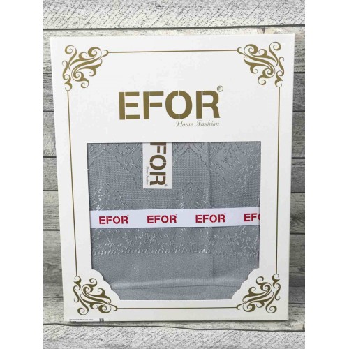 Скатерть EFOR 160x220 KDK PANO GRI серый