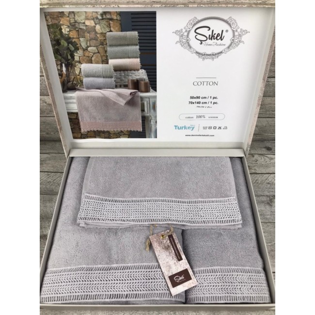 Набор полотенец SIKEL из 3-х предметов (30*50, 50*90 и 70*140) STORE GUPUR MINT