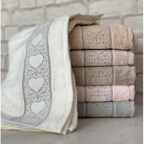 Полотенце Pupilla LOVE (6 шт.) бамбук (50*90)