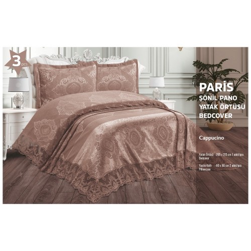 Покрывало EFOR с наволочками PARIS (265*275) капучино CAPI