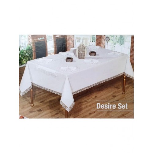 Скатерть Maison Royale DESIRE SET 160*220 8 caлф пудра