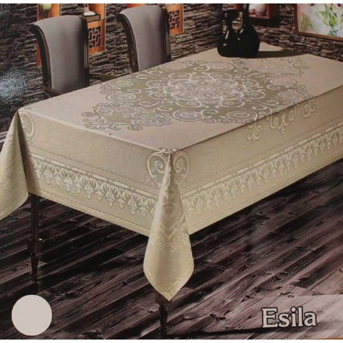 Скатерть EFOR ESILA 160*220 прямоугольная капучино
