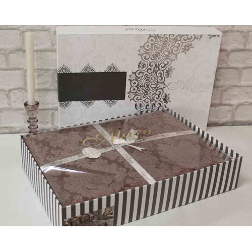 Покрывало EFOR с наволочками VENUS (240*260) кофейный (KAHVE)