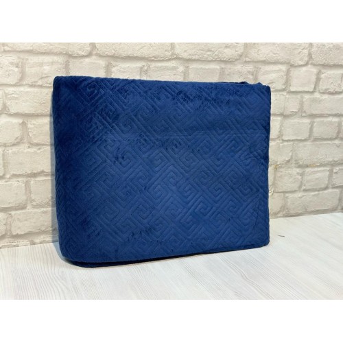 Покрывало ROMB ПВХ велюр (220*240) темно-синий