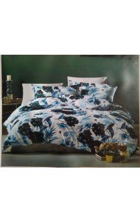 КПБ Istanbul Home Pamuk Satin Serios (GIZIA BLUE) евро