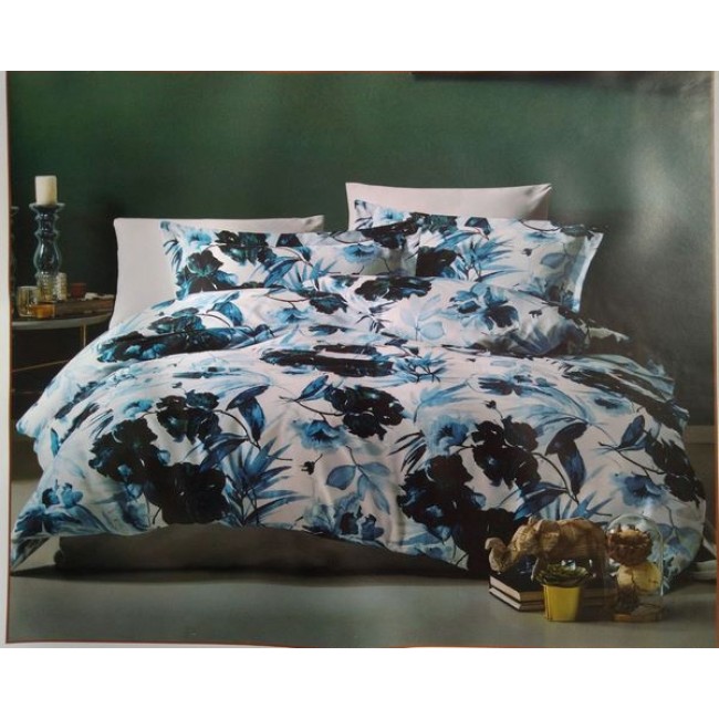 КПБ Istanbul Home Pamuk Satin Serios (GIZIA BLUE) евро
