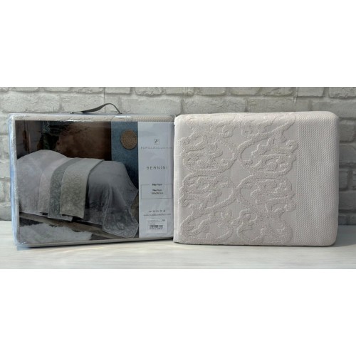 Покрывало PUPILLA BERNINI 180*240 махра/жаккард (хлопок) лиловый LILA