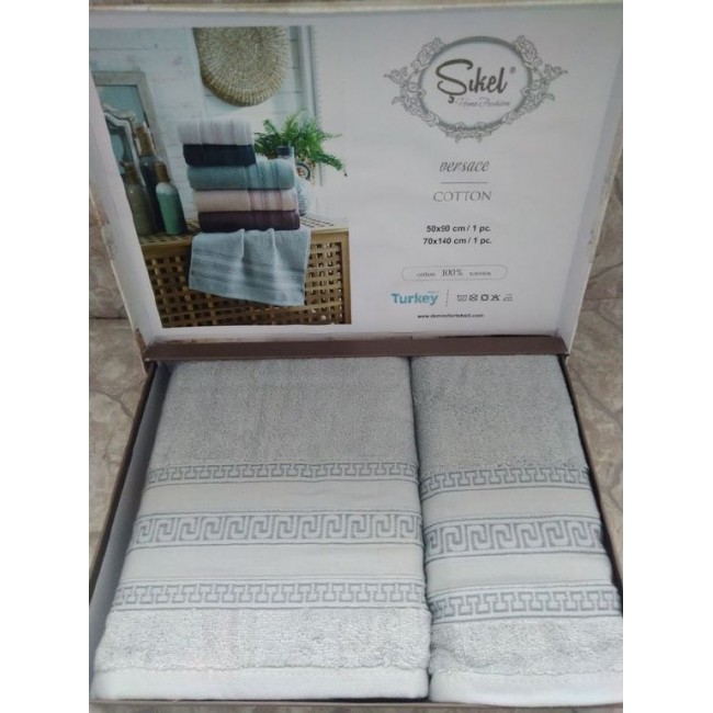 Набор полотенец SIKEL из 2-х предметов (50*90 и 70*140) VERSACE