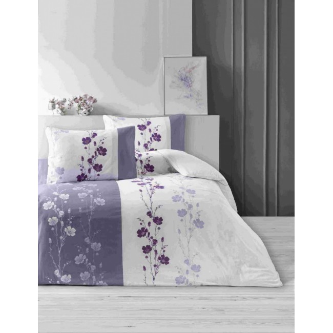 КПБ EFOR RANFORCE (FLORAL- VIOLET) 1.5