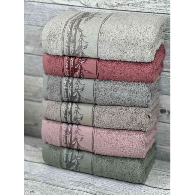 Полотенце Pupilla ISABEL (6 шт.) бамбук (50*90)