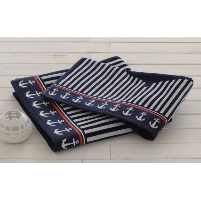 Полотенце OZDILEK BLUE MARINE (100*150) (4шт) темно синий Полотенце OZDILEK BLUE MARINE (100*150) (4шт) темно синий