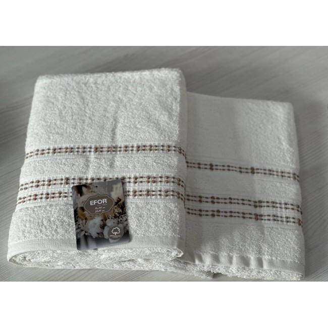 Набор полотенец FITILI BORDUR из 2-х пред (50*90;70*140) кремовый KREM Набор полотенец FITILI BORDUR из 2-х пред (50*90;70*140) кремовый KREM