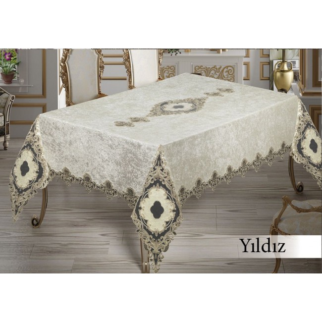 Скатерть EFOR YILDIZ 160*220 серый