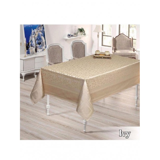 Скатерть EFOR IVY 160*300 прямоугольная кофейный