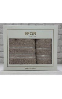 Набро полотенец EFOR из 2-х предметов (50*90.70*140) модель FITILLI (капучино) CAPUCINO