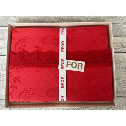 Скатерть EFOR 160x300 KDK красный KIRMIZI